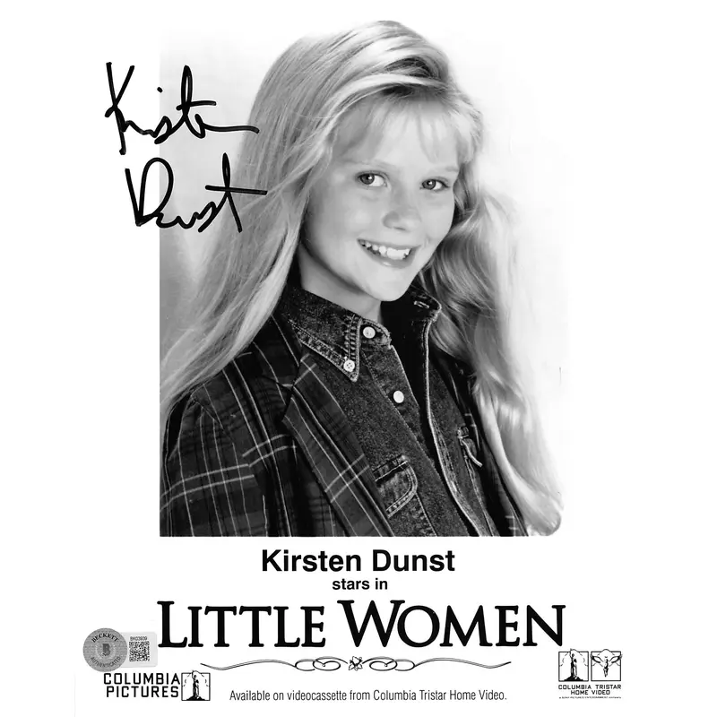 Kirsten Dunst Little Women Authentic Signed 8x10 Photo Autographed BAS #BK03939