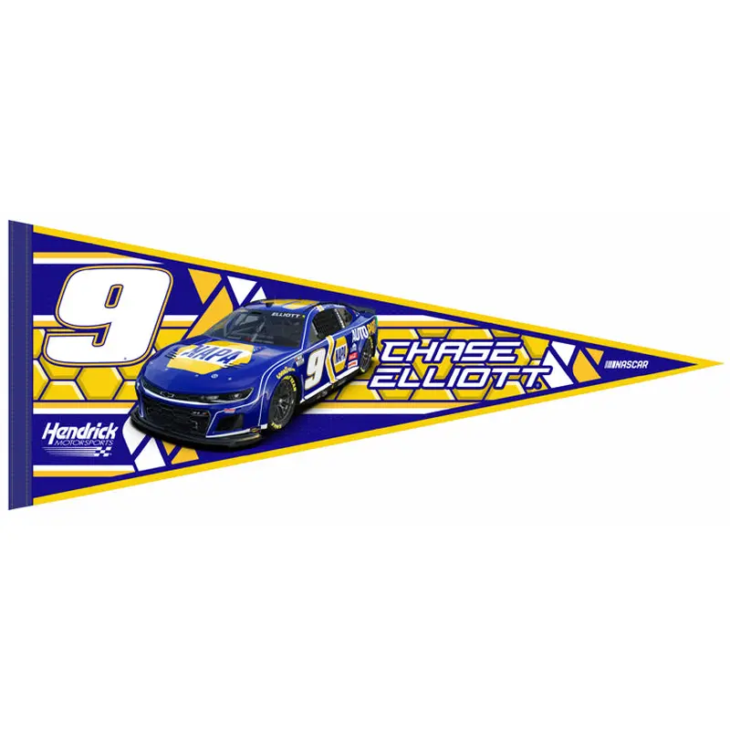 Chase Elliott NASCAR NAPA #9 Auto Racing Action Felt Collector's Pennant - Rico Inc.
