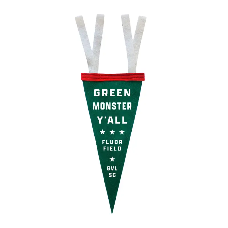 Greenville Drive Oxford Pennant Green Monster Y'all Mini