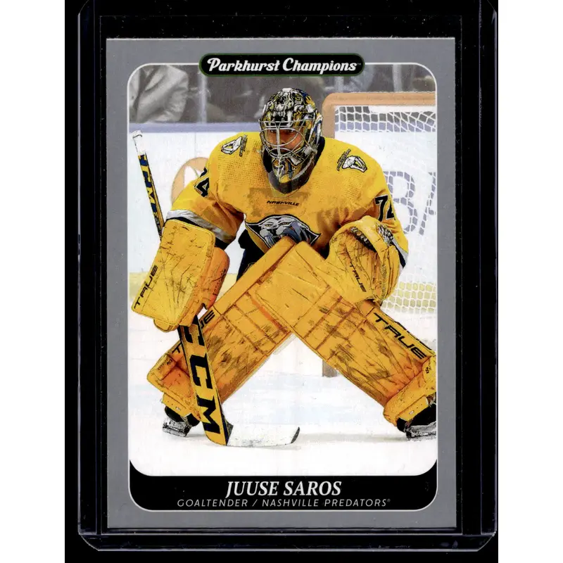 2023-24 Upper Deck Parkhurst Champions - Silver - Juuse Saros #83