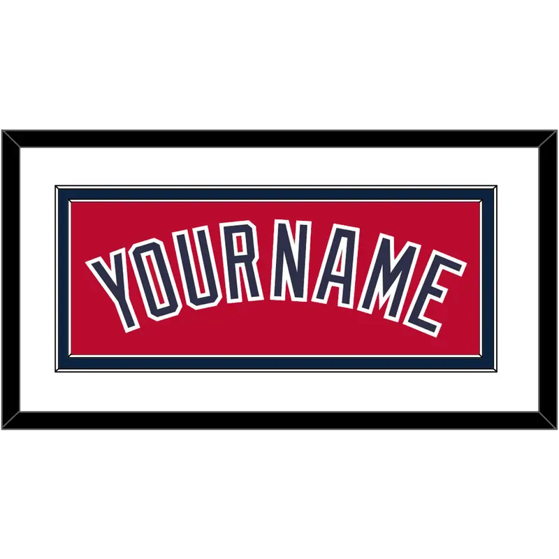 Cleveland Name - Alternate Red (2019-2021) - Double Mat 1