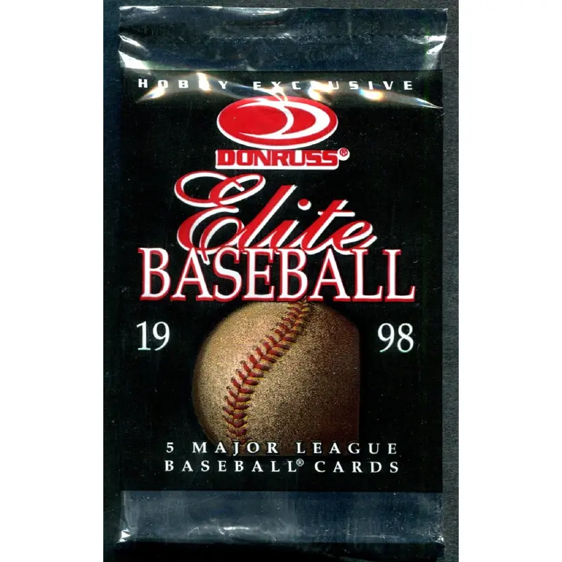 1998 Donruss Elite Baseball Unopened Pack (Hobby) (5)