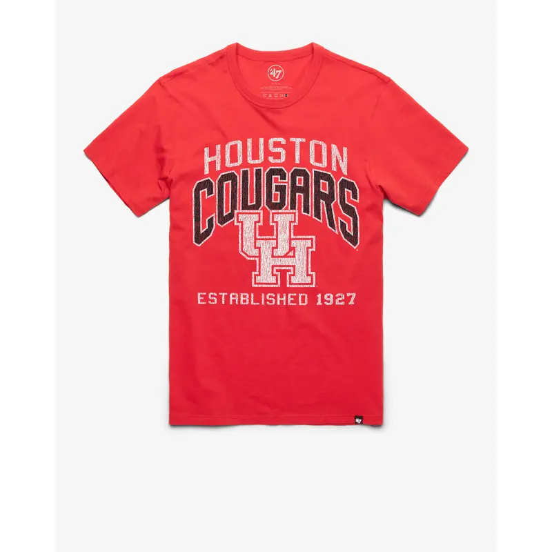 HOUSTON COUGARS TURNED UP '47 FRANKLIN TEE