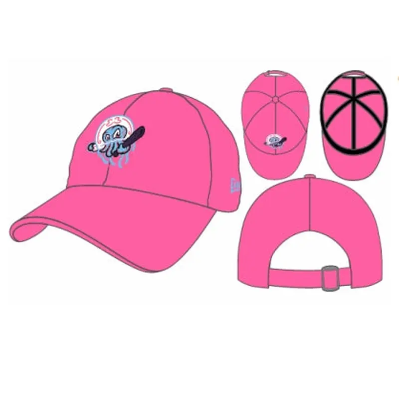 Jersey Shore BlueClaws New Era Copa Medusas Pink Adjustable Cap