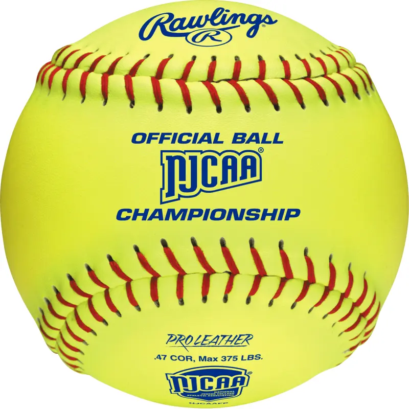 Rawlings 12" NJCAAFP NJCAA Championship 47/375 Leather Fastpitch Softballs NJCAAFP