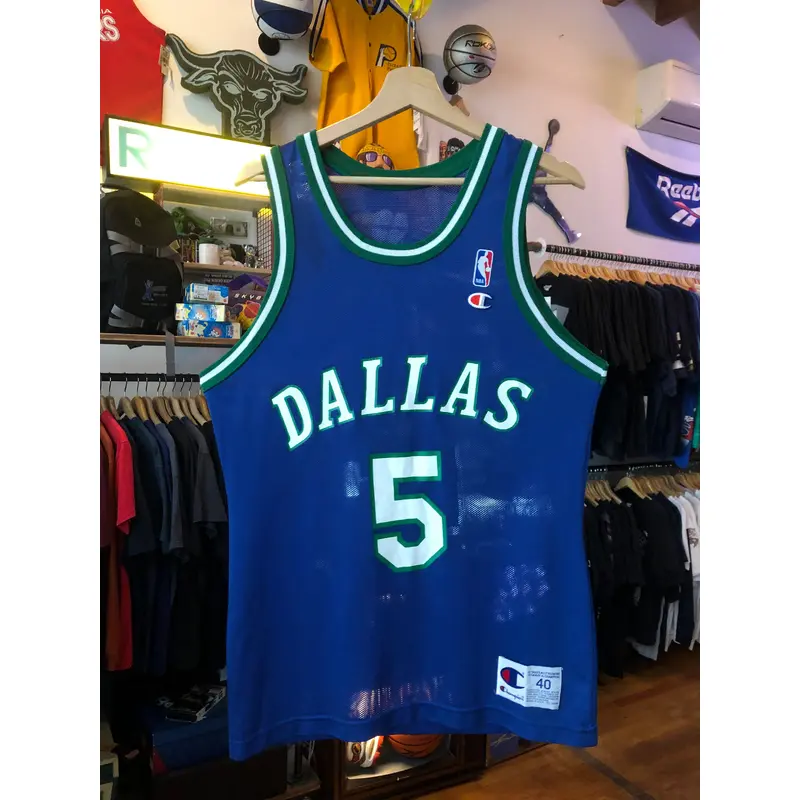 Vintage Champion Dallas Mavericks Jason Kidd Jersey Size 40 / Medium