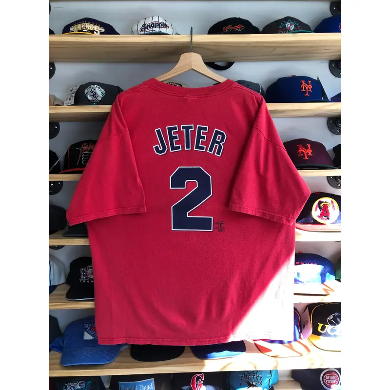 Vintage Majestic New York Yankees Derek Jeter Tee Size XL