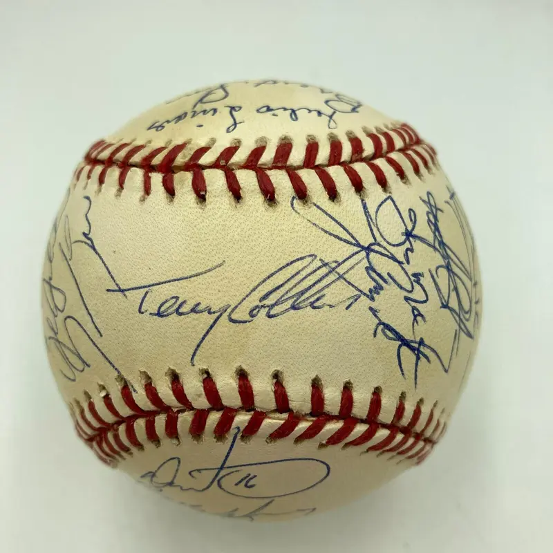 1996 Houston Astros Team Signed NL Baseball Jeff Bagwell & Craig Biggio