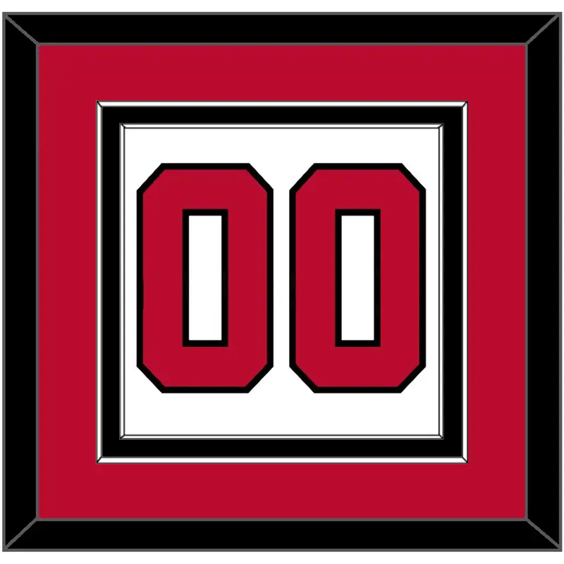 Chicago Number - Home White (1986-2017) - Double Mat 2
