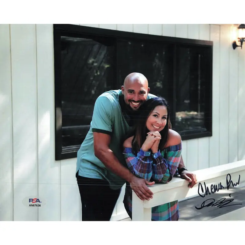 David and Chenoa Rivera signed 8x10 photo PSA/DNA Autographed