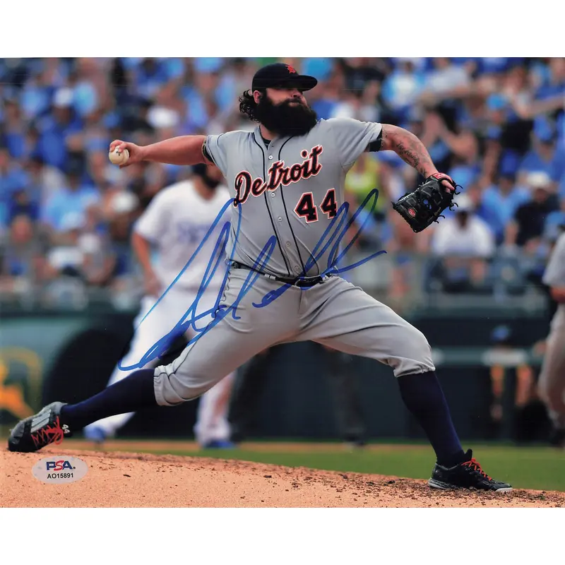 James Chamberlin signed 8x10 photo PSA/DNA Detroit Tigers Autographed