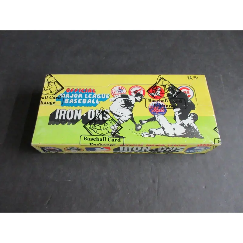 1968 1970 Fleer Baseball Iron Ons Unopened Wax Box (BBCE)