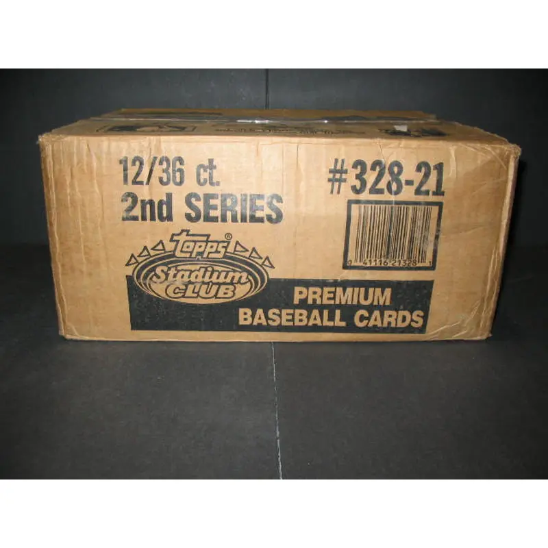 1991 Topps Stadium Club Baseball Series 2 Case (12 Box)