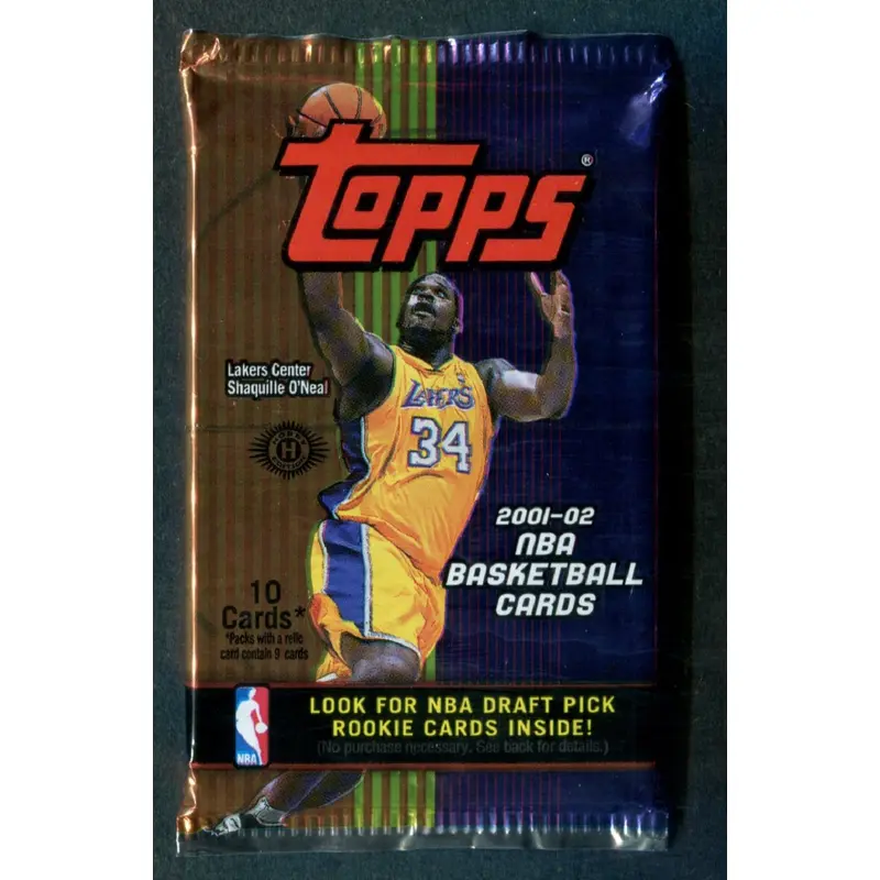 2001/02 Topps Basketball Unopened Pack (Hobby) (10)