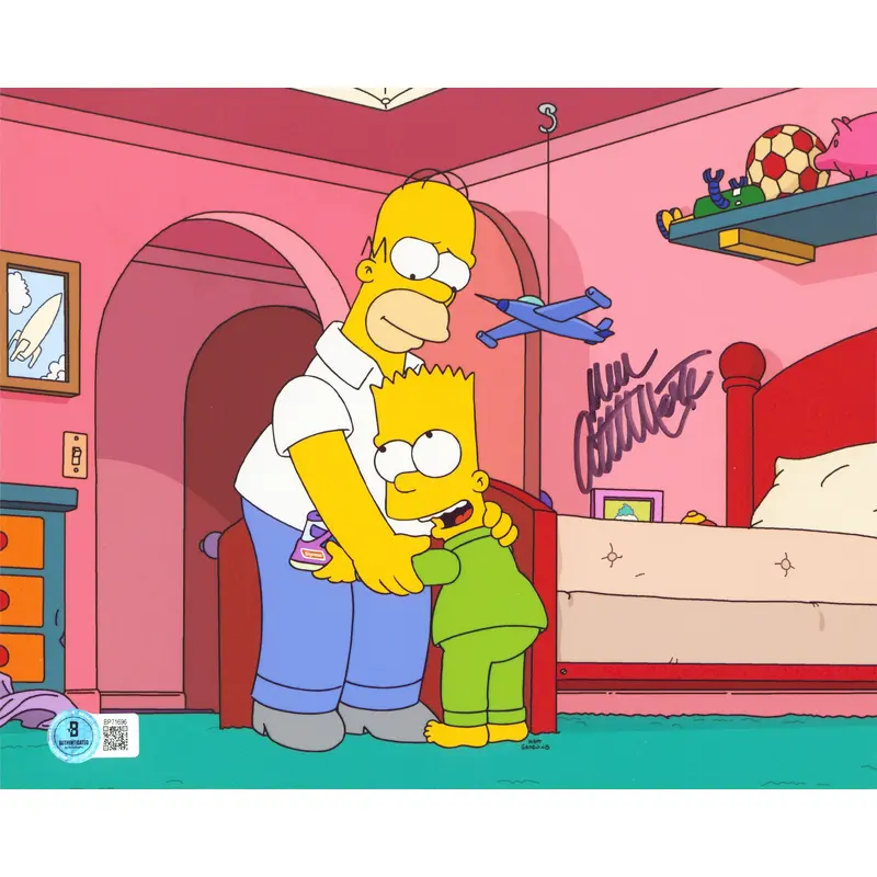 Dan Castellaneta The Simpsons Signed 8x10 Horizontal Photo BAS #BP71696