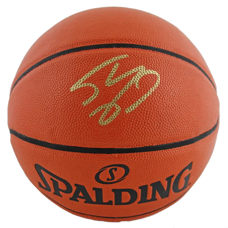 Lakers Shaquille O'Neal Signed Game Ball Series Basketball w/ Gold Sig BAS