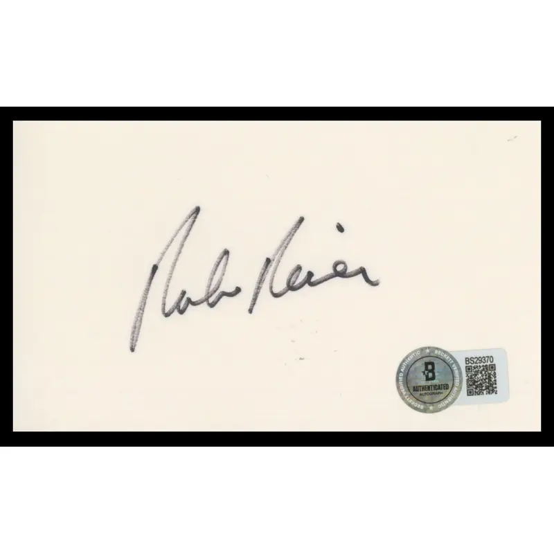 Rob Reiner All In The Family Authentic Signed 3x5 Index Card BAS #BS29370