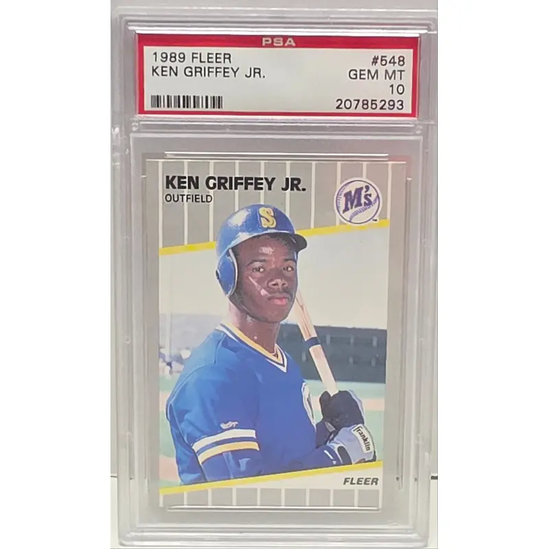 Ken Griffey Jr. 1989 Fleer Rookie #548 PSA 10 Gem Mint