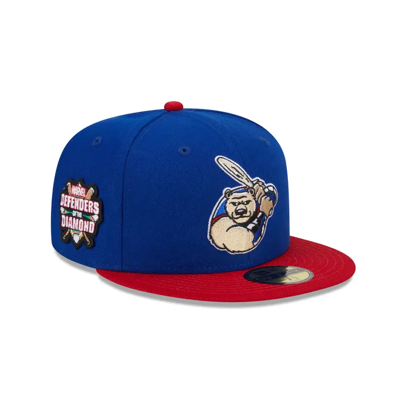 Men's Iowa Cubs Marvels Defenders of the Diamond 5950P Cap w/Patch