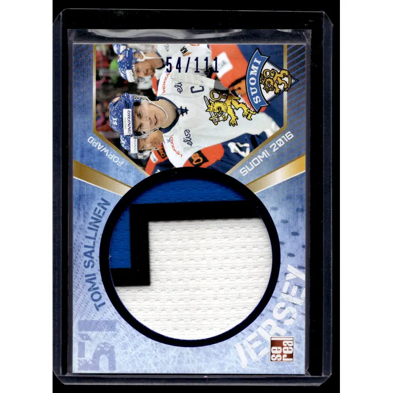 2016 Sereal Team Finland Jerseys - Tomi Sallinen #FIN-JER-019 /111