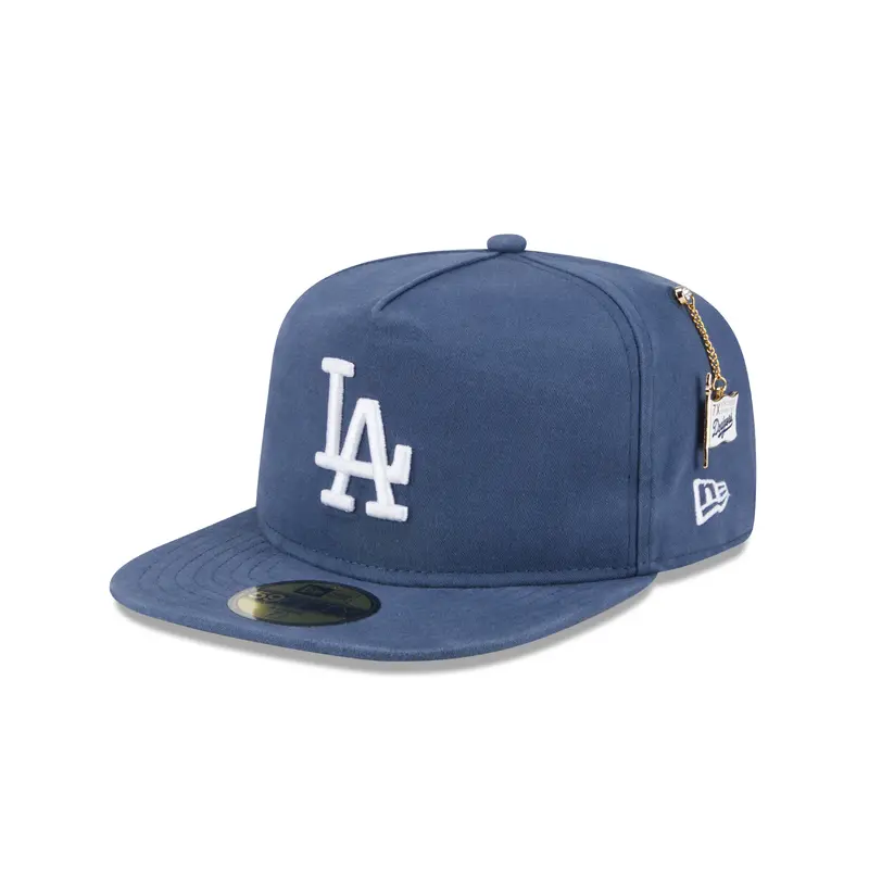 New Era - 59FIFTY Fitted A-Frame Cap - Championship Side Flag - Los Angeles Dodgers - Blue