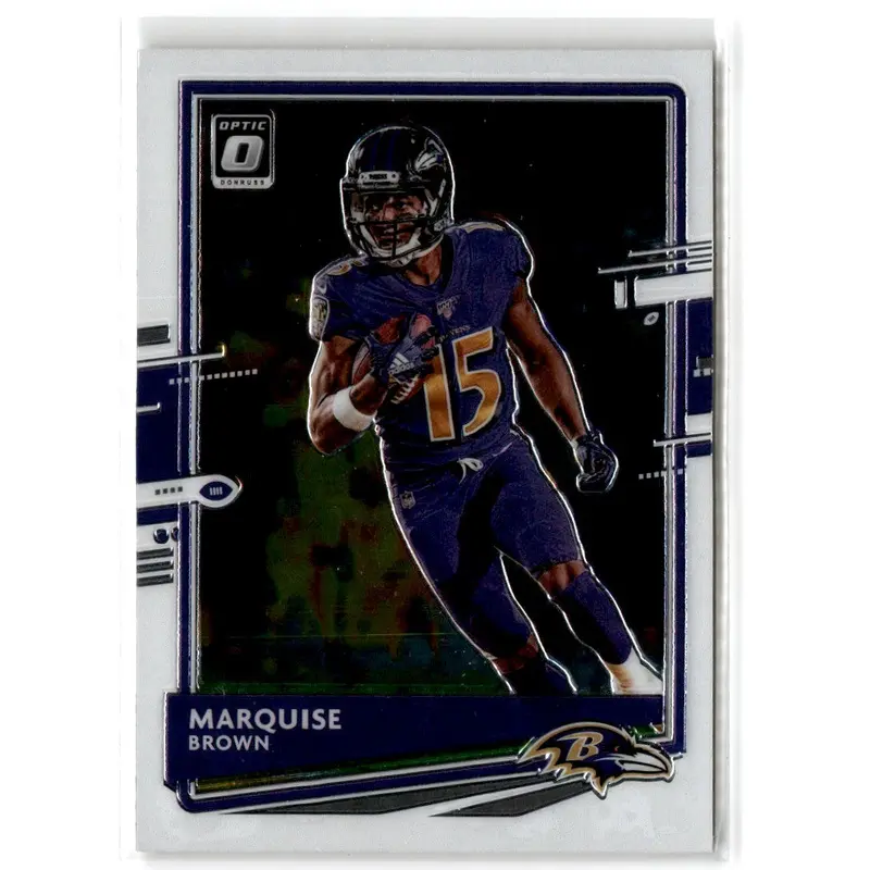 2020 Donruss Threads Blue Marquise Brown #12