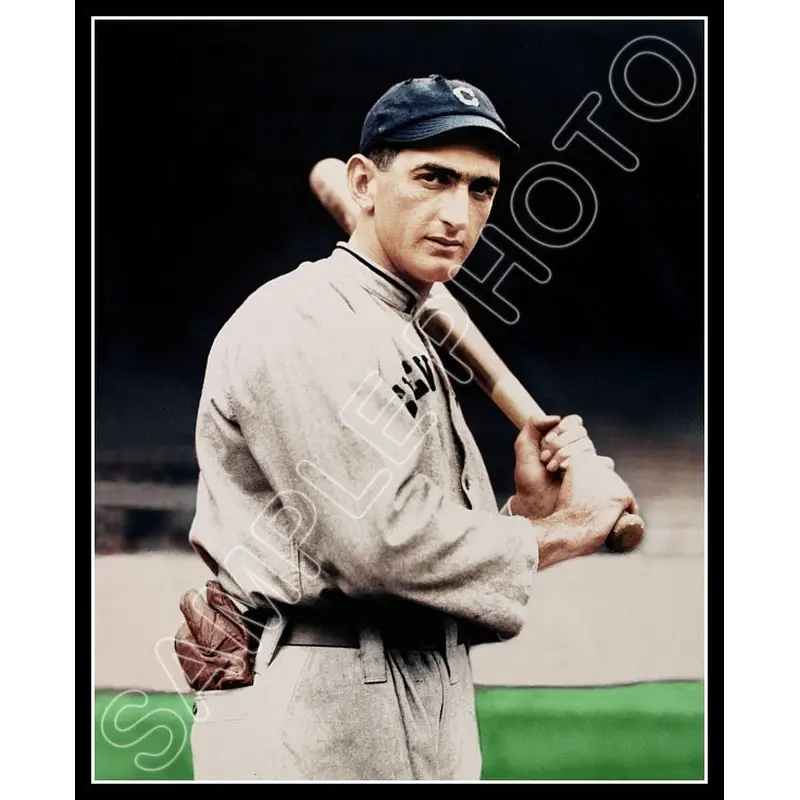 Joe Jackson Colorized 8X10 Photo - Cleveland Naps - 424