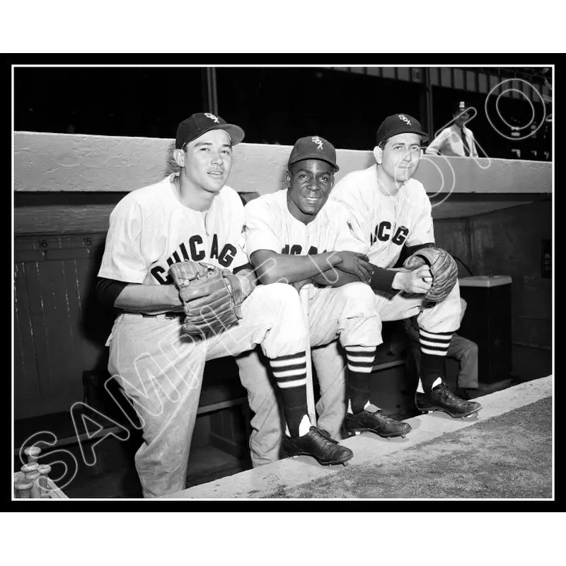 Minnie Minosos Chico Carrasquel 8X10 Photo - Luis Aloma 1951 White Sox - 11940