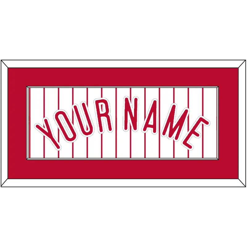 Philadelphia Name - Home Pinstripes - Single Mat 1