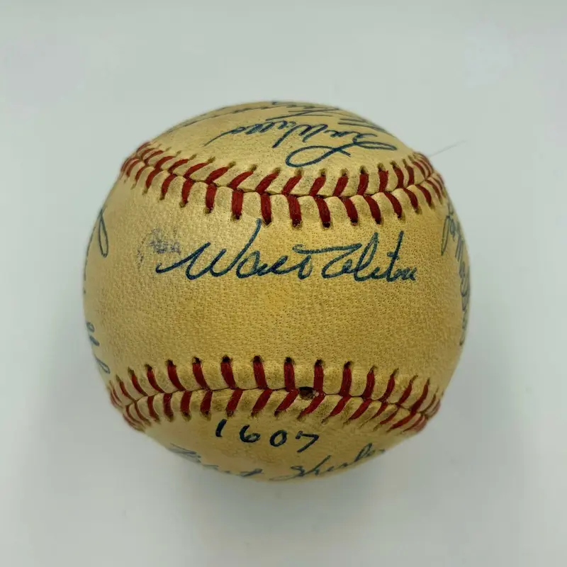 Stunning 1963 Los Angeles Dodgers World Series Champs Team Signed Baseball JSA