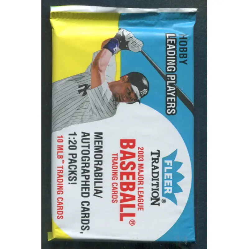 2003 Fleer Tradition Baseball Unopened Pack (Hobby) (10)