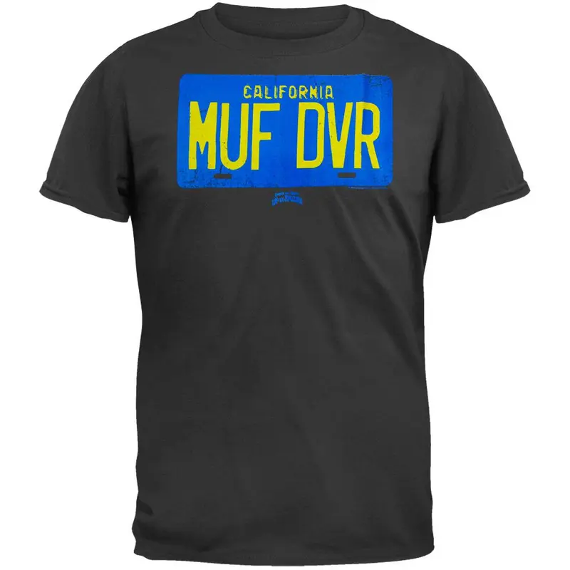 Cheech and Chong - MUF DVR License Plate T-Shirt