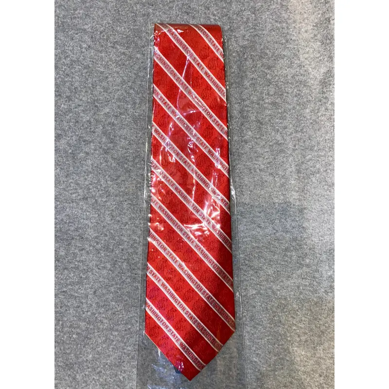 WSU Crimson Stripe Tie
