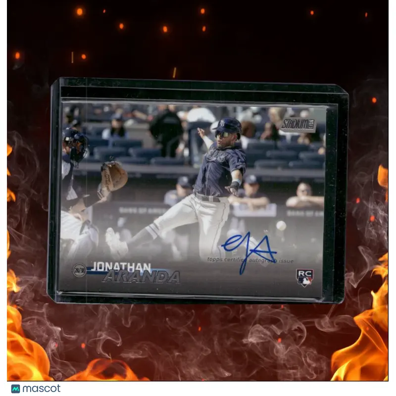 2023 Topps Stadium Club Jonathan Aranda Rookie Auto #SCBA-JA