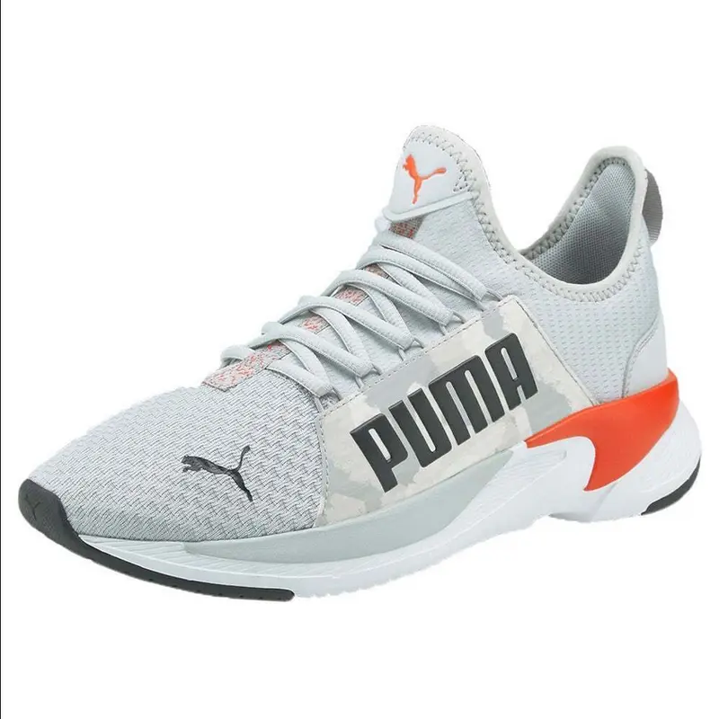 PUMA MENS GREY TENNIS SHOE SOFTRIDE PREMIER SLIP-ON 376661 02