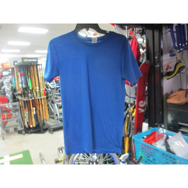 Used Gildan Blue T-Shirt Size Small