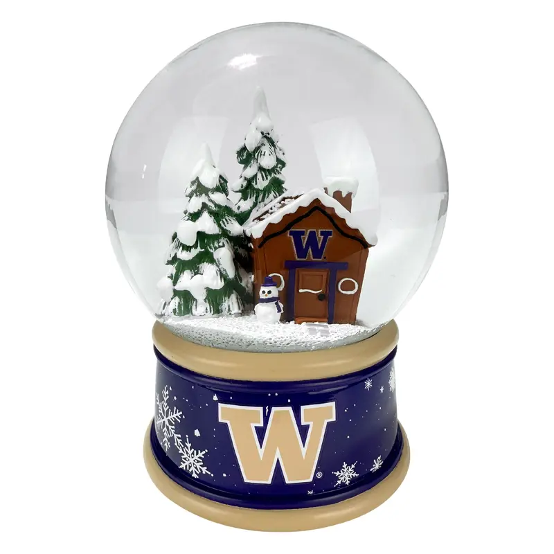 Foco University of Washington Gingerbread house Snow Globe
