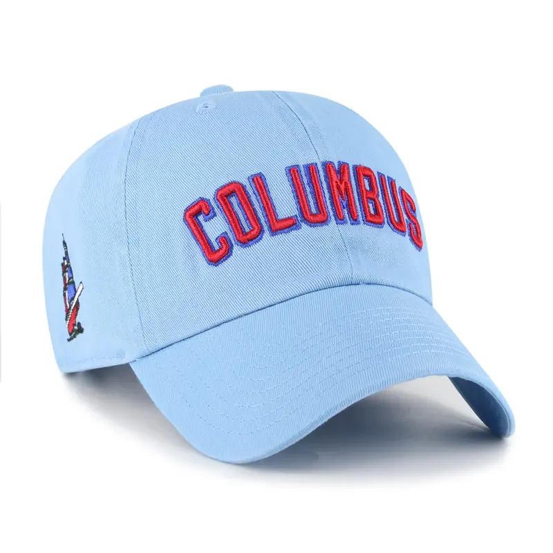Columbus Clippers 47 Brand Columbia Columbus Side Script Clean Up