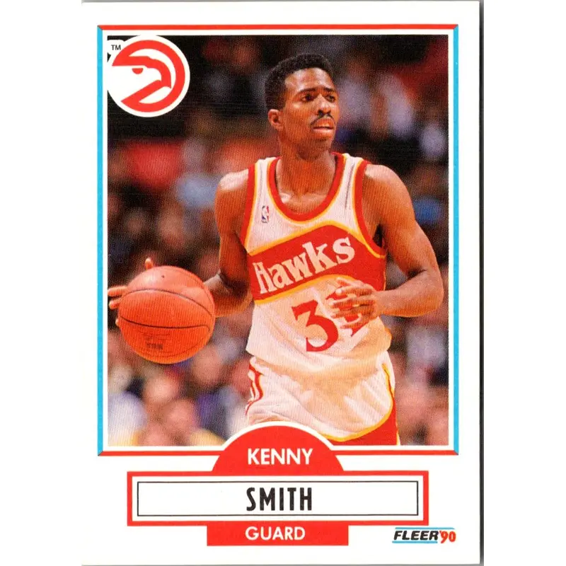 1990 Fleer Kenny Smith #4
