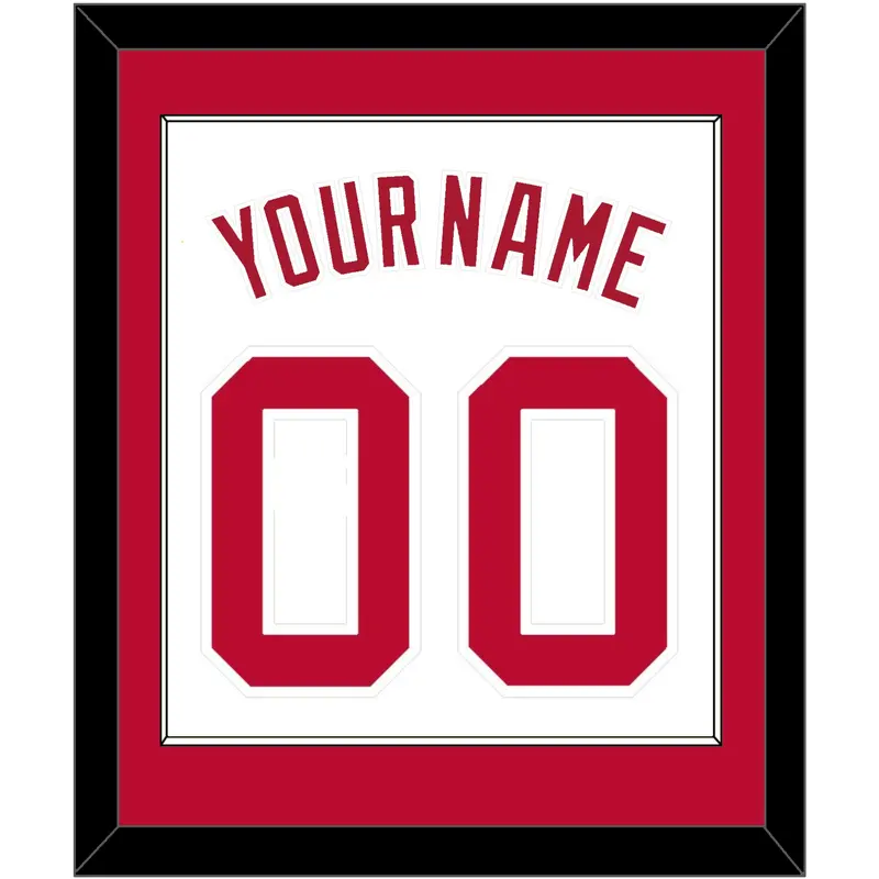 Cincinnati Name & Number - Home White (1988-1992) - Single Mat 1