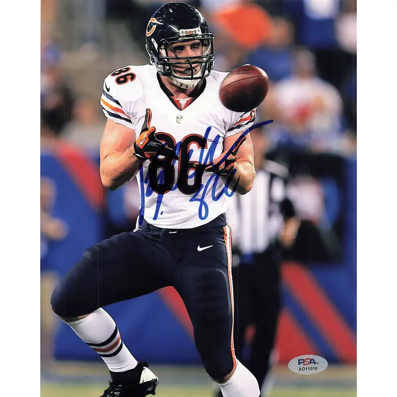 KYLE ADAMS Signed 8x10 photo PSA/DNA Chicago Bears Autographed