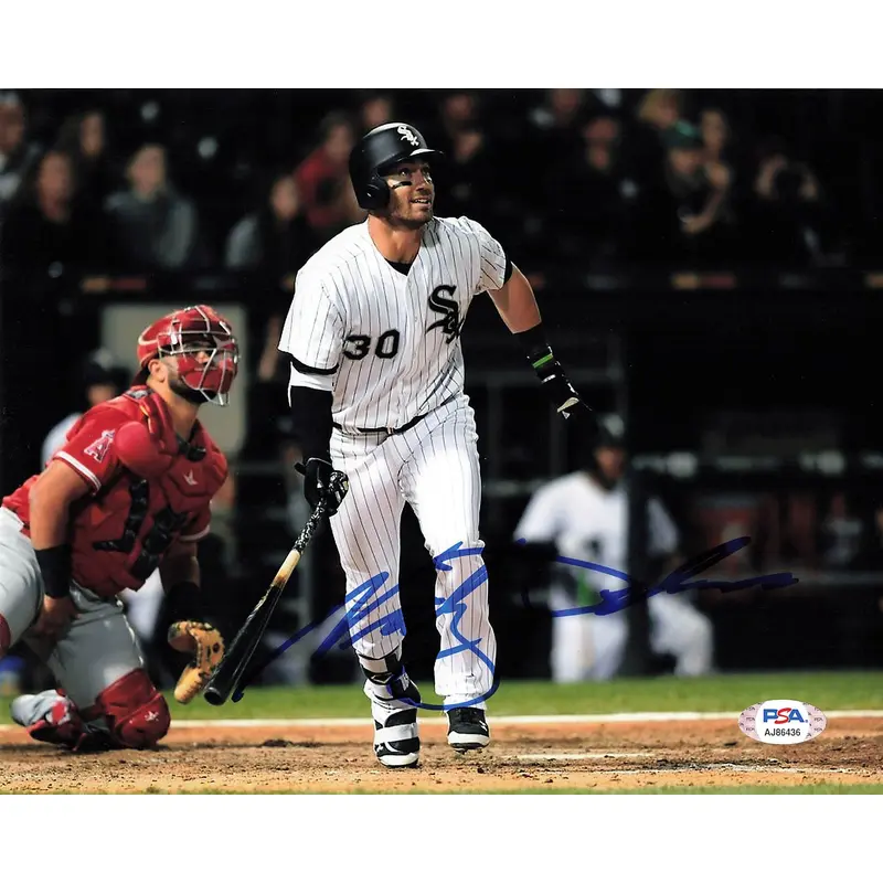 Nicky Delmonico signed 8x10 photo Chicago White Sox PSA/DNA Autographed