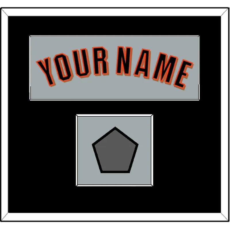 San Francisco Name & World Series Jersey Patch - Road Gray (2010-2021) - Single Mat 3