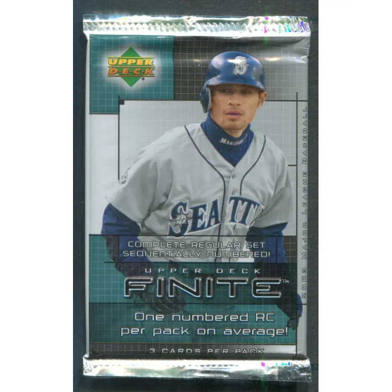2003 Upper Deck Finite Baseball Unopened Pack (3)