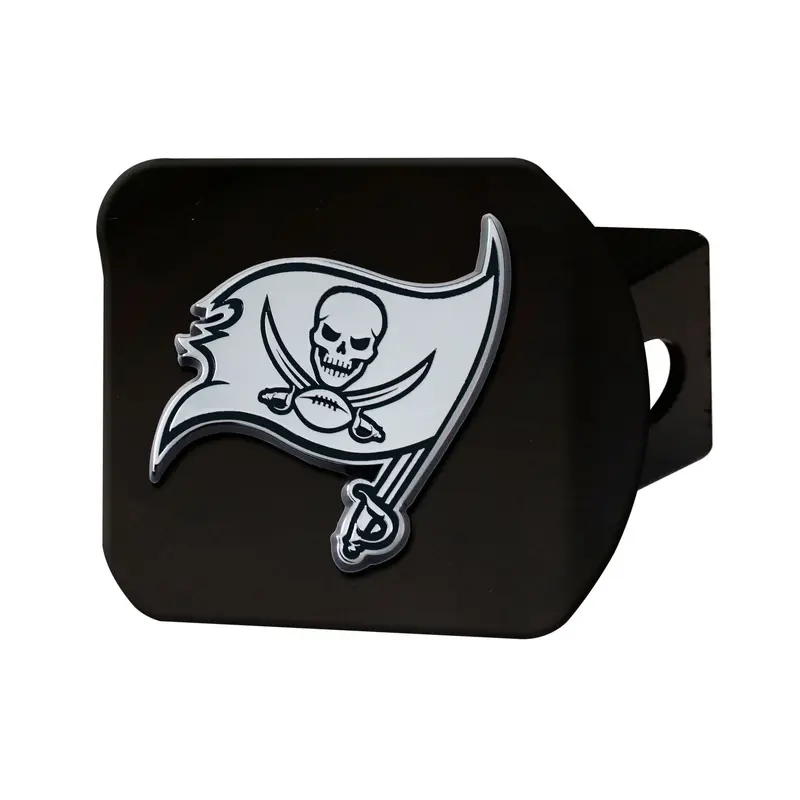 NFL - Tampa Bay Buccaneers Chrome on Black Hitch Cover