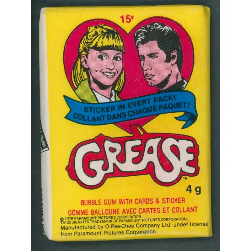 1978 OPC O-Pee-Chee Grease Unopened Series 1 Wax Pack