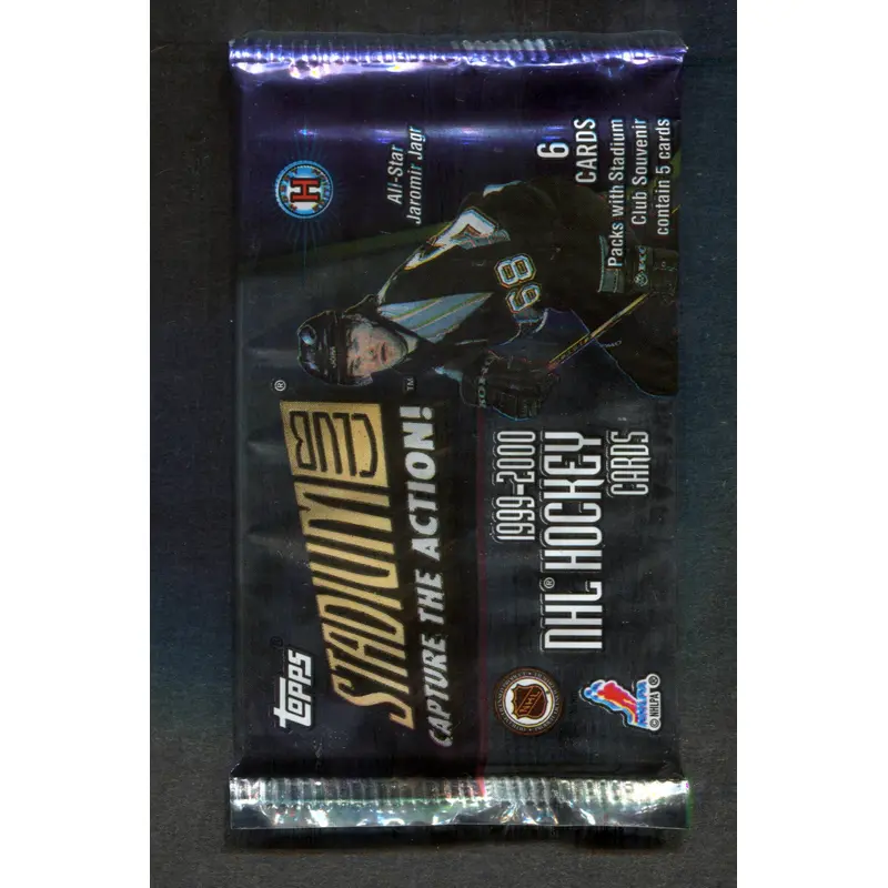 1999/00 Topps Stadium Club Hockey Unopened Pack (Hobby) (6)