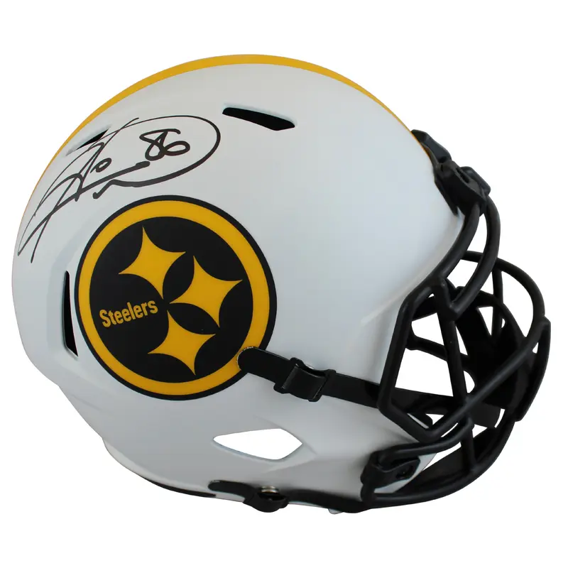 Steelers Hines Ward Authentic Signed Lunar Full Size Speed Rep Helmet BAS Wit