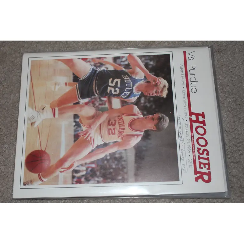 1986 Purdue vs Indiana University Basketball Program