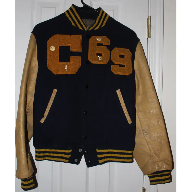 Vintage 1969 Indianapolis Cathedral High School Varsity Lettermans Jacket